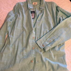 Surfside Supply Aqua Button-Up Shirt